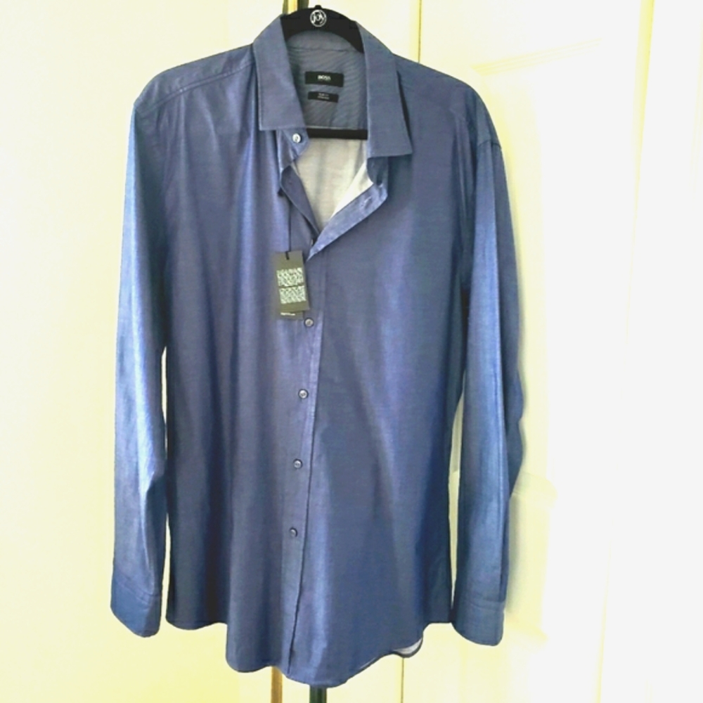 Boss Hugo Boss Igon Dress Shirt Stretch Slim Fit -17
